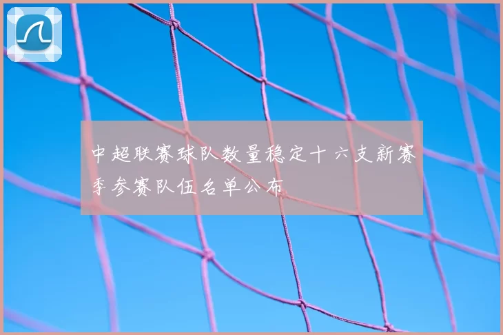 中超联赛球队数量稳定十六支新赛季参赛队伍名单公布